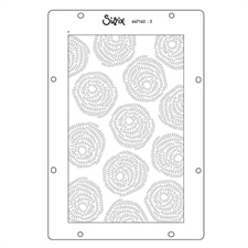 Sizzix Stencils Set by 49 & Market / Vicki Boutin - Stitched Florals (A5)
